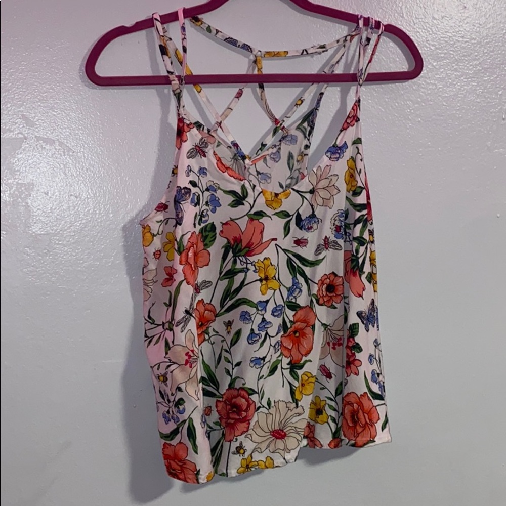 floral tank top